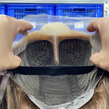 Free Shipping Jesvia Hair #27/1B Color T Lace Front Bob Wig With Pre Plucked Hairline Straight