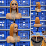 Free Shipping Jesvia Hair #30 Color T Lace Front Bob Wig With Pre Plucked Hairline Straight