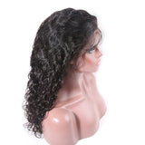 Jesvia Hair 13x4 Lace Front Human Hair Wigs Pre Plucked with Baby Hair Brazilian Water Wave