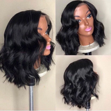 Free Shipping Jesvia Hair 13x4 Lace Front Bob Wig With Pre Plucked Hairline Body Wave-BBW161