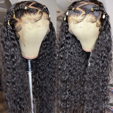 Jesvia Hair 13x6 Lace Front Human Hair Wigs Pre Plucked with Baby Hair Curly