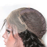Jesvia Hair 13x4 Lace Front Human Hair Wigs Pre Plucked with Baby Hair Brazilian Water Wave
