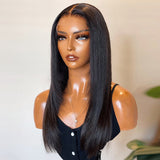 Jesvia Hair 250% Density 5x5 Straight Closure Wig with Baby Hair