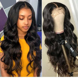 13x4 Lace Front Human Hair Wigs Pre Plucked with Baby Hair Brazilian Body Wave--LWB11