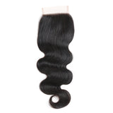 Jesvia Hair Brazilian Virgin hair 4x4 Top Closure Body Wave