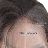 13x4 Lace Front Human Hair Wigs Pre Plucked with Baby Hair Brazilian Straight--LWS33