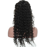 Jesvia hair Full Lace Human Hair Wigs With Baby Hair Brazilian Deep Wave
