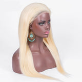 Jesvia Hair Pre Plucked 13x4 Lace Frontal Wig #613 Blonde Color with Baby Hair Around Straight-JBL613