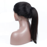 Jesvia Hair 250% Density 360 Pre Plucked Lace Frontal Wig with Baby Hair Around Straight-STW360