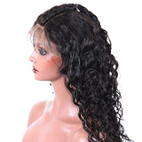 Jesvia Hair 250% Density 360 Pre Plucked Lace Frontal Wig with Baby Hair Around Deep Wave-DWW360