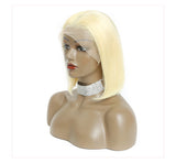 Free Shipping Jesvia Hair #613 Blonde 13x4 Lace Front Bob Wig With Pre Plucked Hairline Straight