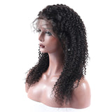 Jesvia Hair 13x4 Lace Front Human Hair Wigs Pre Plucked with Baby Hair Brazilian Kinky Curly