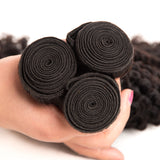 3 Bundles Deal Brazilian Hair Kinky Curly Jesvia Hair