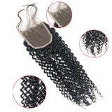 Jesvia Hair Brazilian Virgin hair 4x4 Top Closure Kinky Curly