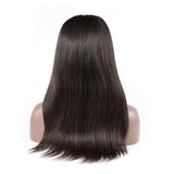 13x4 Lace Front Human Hair Wigs Pre Plucked with Baby Hair Brazilian Straight--LWS33