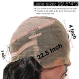 Jesvia Hair 250% Density 360 Pre Plucked Lace Frontal Wig with Baby Hair Around Deep Wave-DWW360