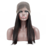 Jesvia Hair 250% Density 360 Pre Plucked Lace Frontal Wig with Baby Hair Around Straight-STW360