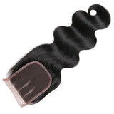 Jesvia Hair Brazilian Virgin hair 4x4 Top Closure Body Wave