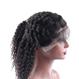 Jesvia Hair 13x4 Lace Front Human Hair Wigs Pre Plucked with Baby Hair Brazilian Kinky Curly