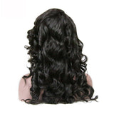 Jesvia Hair 250% Density 360 Pre Plucked Lace Frontal Wig with Baby Hair Around Loose Wave