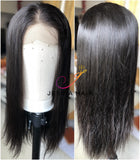 Jesvia Hair 250% Density 360 Pre Plucked Lace Frontal Wig with Baby Hair Around Straight-STW360