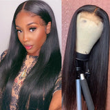 Jesvia Hair 250% Density Invisible HD 4x4 Closure Wig with Baby Hair Straight