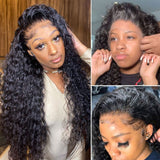 Jesvia Hair 250% Density Invisible HD 13x4 Lace Frontal Wig with Baby Hair Curly