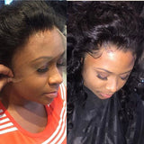 Jesvia Hair Brazilian Virgin Hair 4x13 Lace Frontal Body Wave