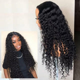 Jesvia Hair 250% Density 5x5 Deep Wave Closure Wig with Baby Hair