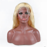 Jesvia Hair Pre Plucked 13x4 Lace Frontal Wig #613 Blonde Color with Baby Hair Around Body Wave-JBB613