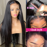 Jesvia Hair 13x6 Lace Front Human Hair Wigs Pre Plucked with Baby Hair Straight