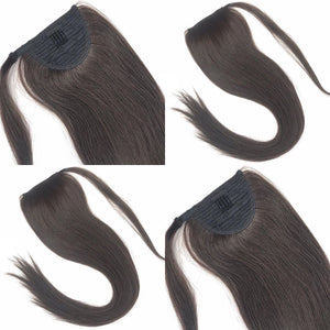 Ponytail Piece Straight Brazilian Virgin hair Jesvia Hair