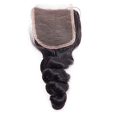 Jesvia Hair Brazilian Virgin hair 4x4 Top Closure Loose Wave