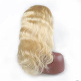 Jesvia Hair Pre Plucked 13x4 Lace Frontal Wig #613 Blonde Color with Baby Hair Around Body Wave-JBB613