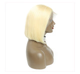 Free Shipping Jesvia Hair #613 Blonde 13x4 Lace Front Bob Wig With Pre Plucked Hairline Straight