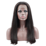 Jesvia Hair 250% Density 360 Pre Plucked Lace Frontal Wig with Baby Hair Around Straight-STW360