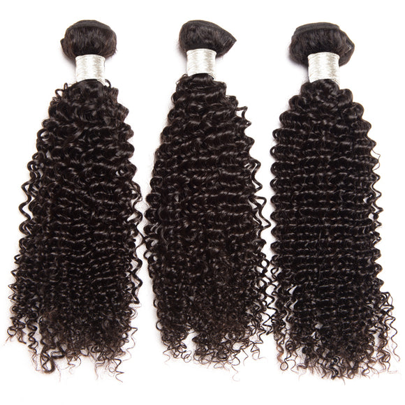 3 Bundles Deal Brazilian Hair Kinky Curly Jesvia Hair