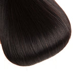 Jesvia Hair Brazilian Hair Straight 3 Bundles With 1 Lace Closure