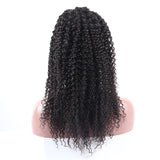 Jesvia Hair 13x4 Lace Front Human Hair Wigs Pre Plucked with Baby Hair Brazilian Kinky Curly