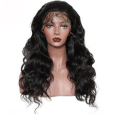 Jesvia Hair 250% Density 360 Pre Plucked Lace Frontal Wig with Baby Hair Around Body Wave