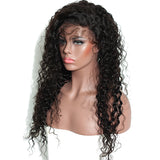Jesvia hair Full Lace Human Hair Wigs With Baby Hair Brazilian Deep Wave