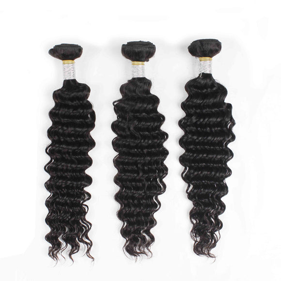3 Bundles Deal Brazilian Hair Deep Wave Jesvia Hair